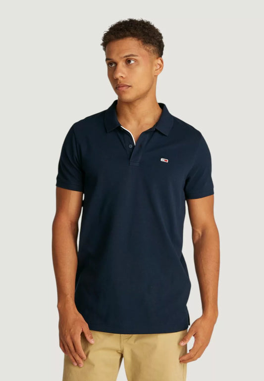 Polo manica corta Tommy Hilfiger TJM PLACKET 157471-Blue