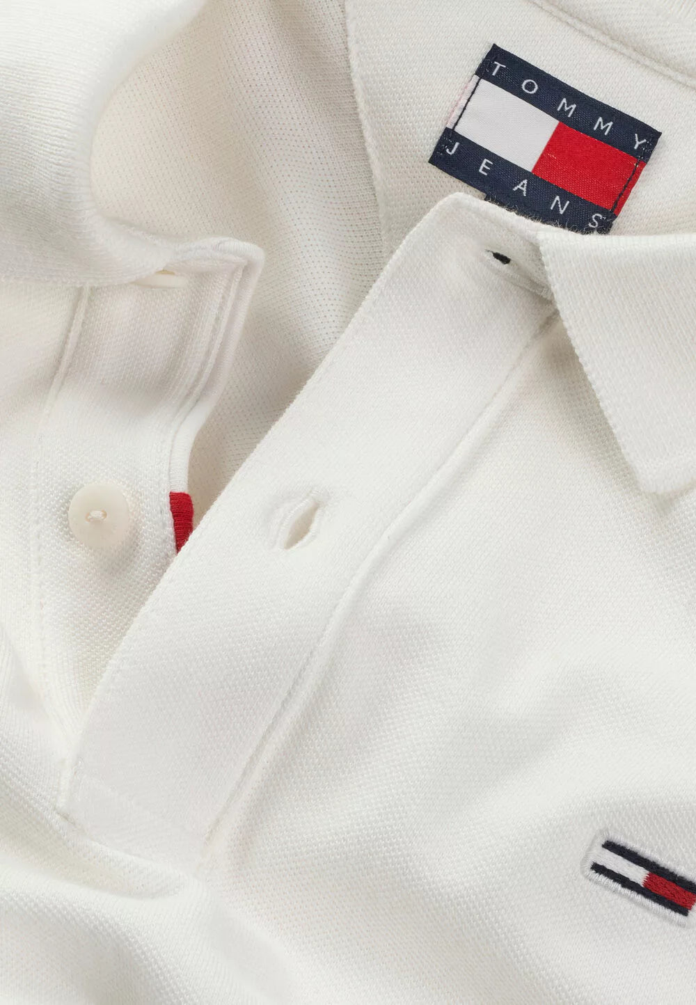 Polo manica corta Tommy Hilfiger TJM PLACKET 157471-Bianco