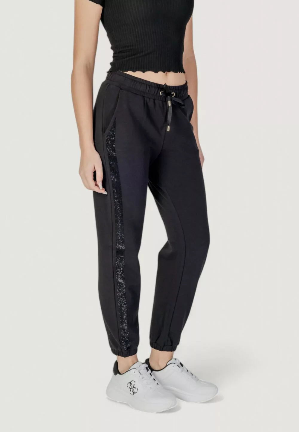 Pantaloni sportivi Liu-jo ECS FELPA LUNGO 159343-Nero