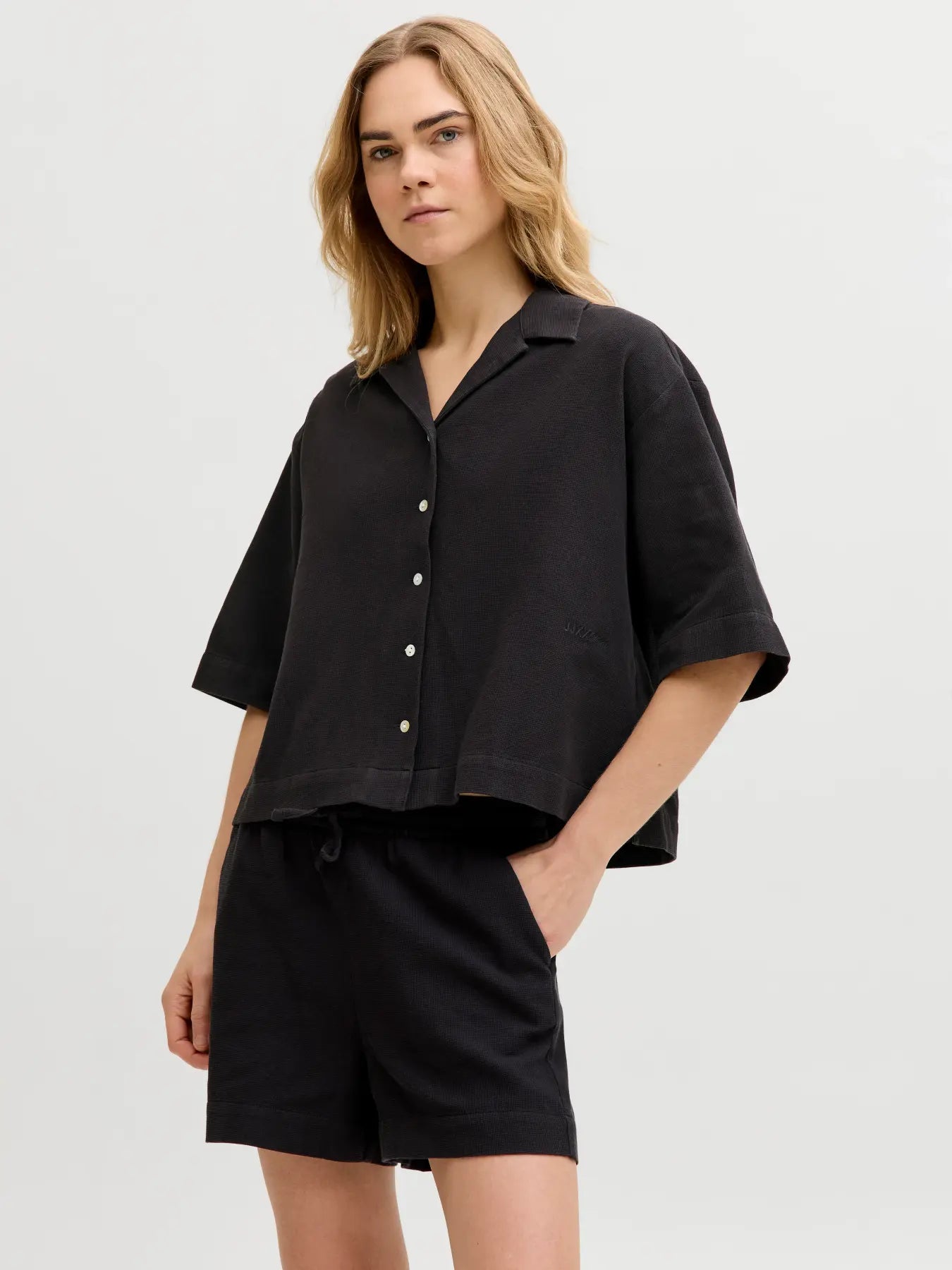 Camicia JXGLOBAL WAFFLE 3/4 RESORT 1040