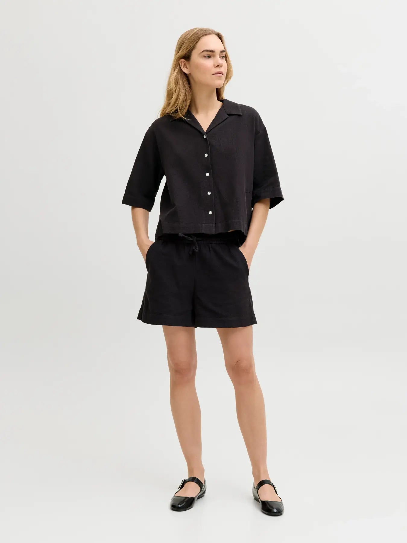 Camicia JXGLOBAL WAFFLE 3/4 RESORT 1040