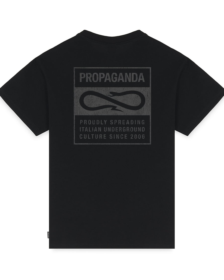 PROPAGANDA - Label Tee Black 0934