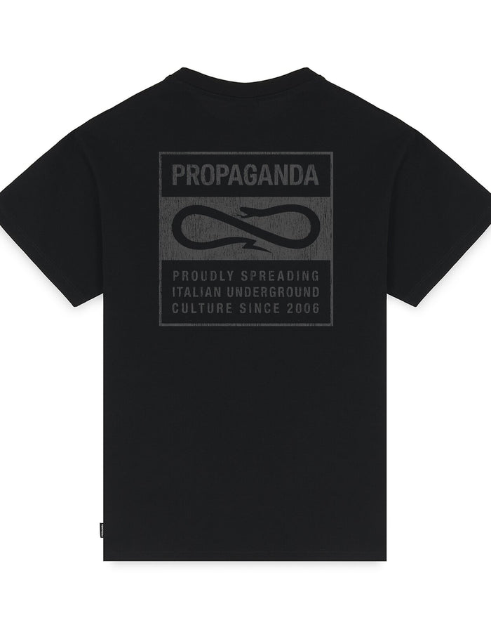 PROPAGANDA - Label Tee Black 0934