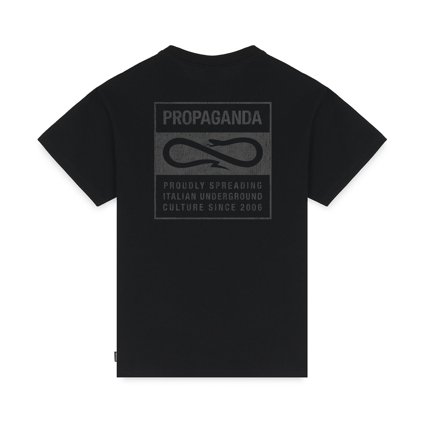 PROPAGANDA - Label Tee Black 0934