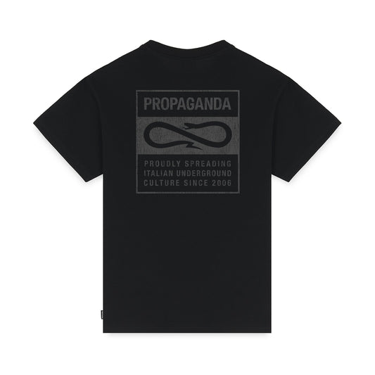 PROPAGANDA - Label Tee Black 0934