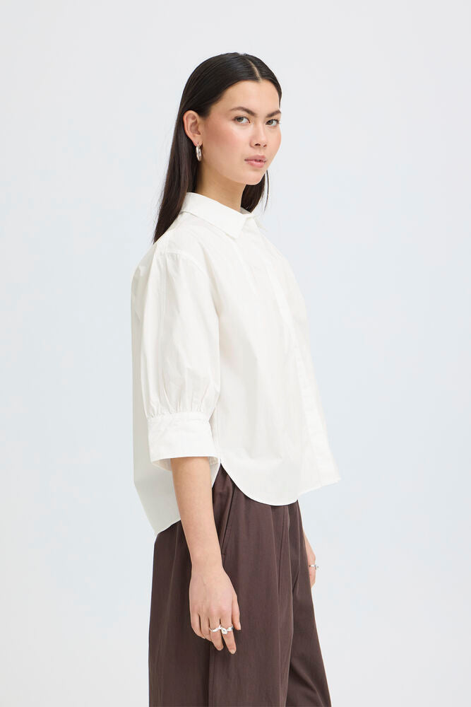 Camicia Donna ICHI IHXLINETTA SS