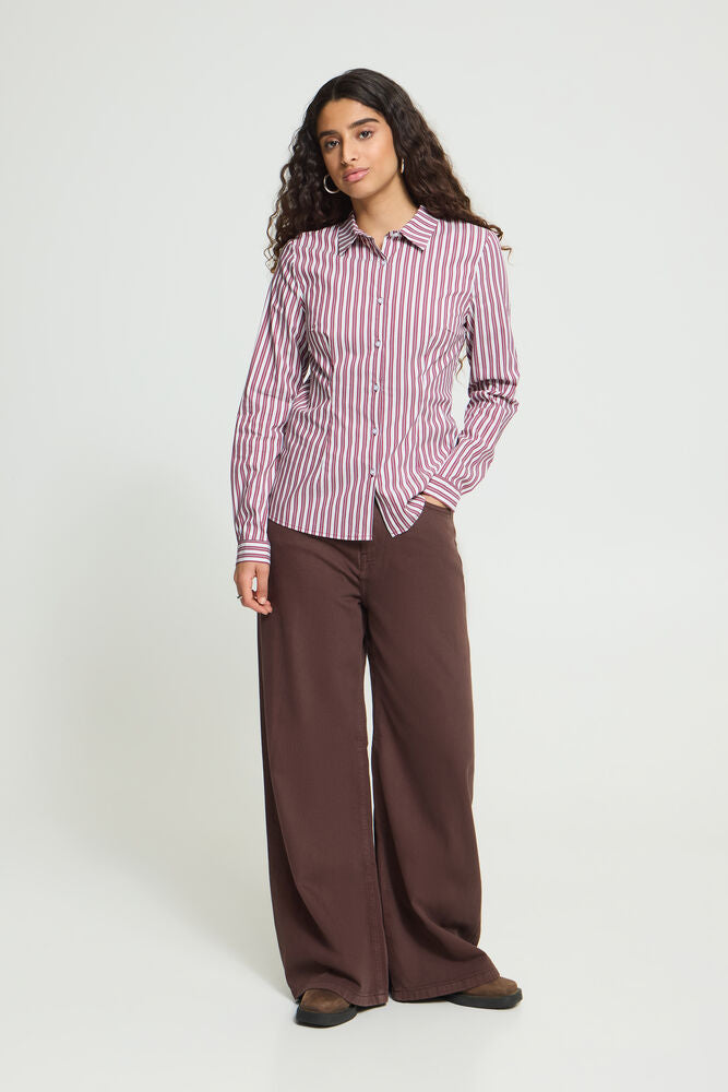 Camicia a Righe Donna ICHI IHDIMA STRIPE SH