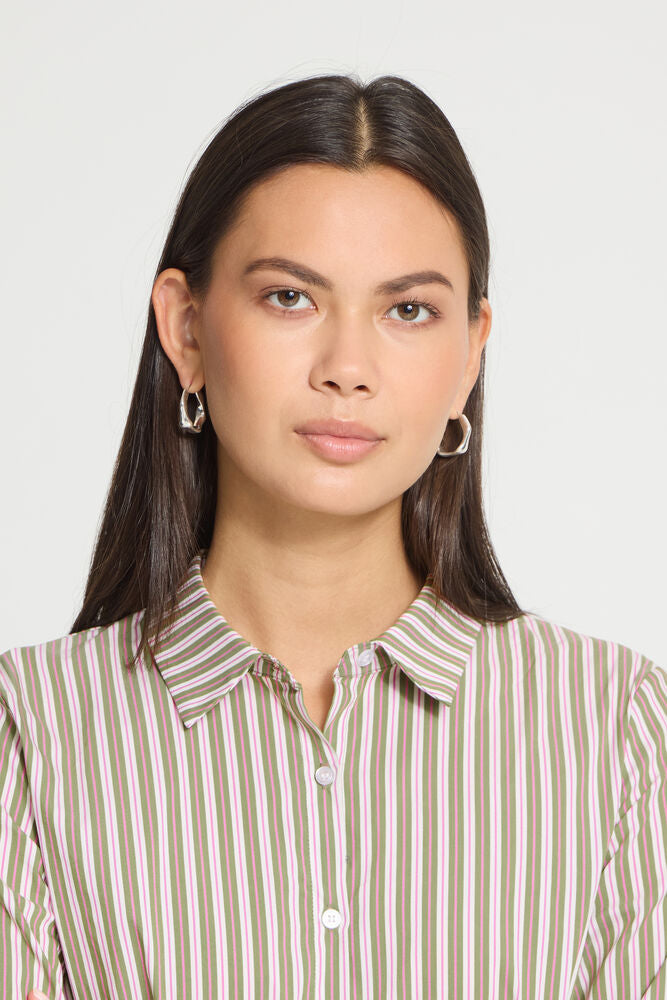 Camicia a Righe Donna ICHI IHDIMA STRIPE SH