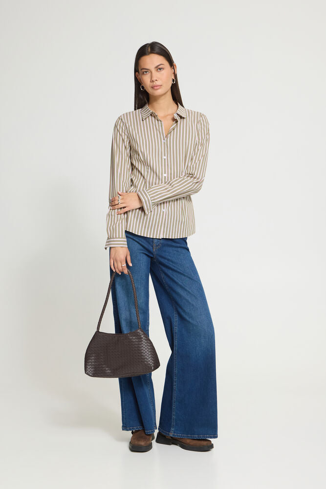 Camicia a Righe Donna ICHI IHDIMA STRIPE SH