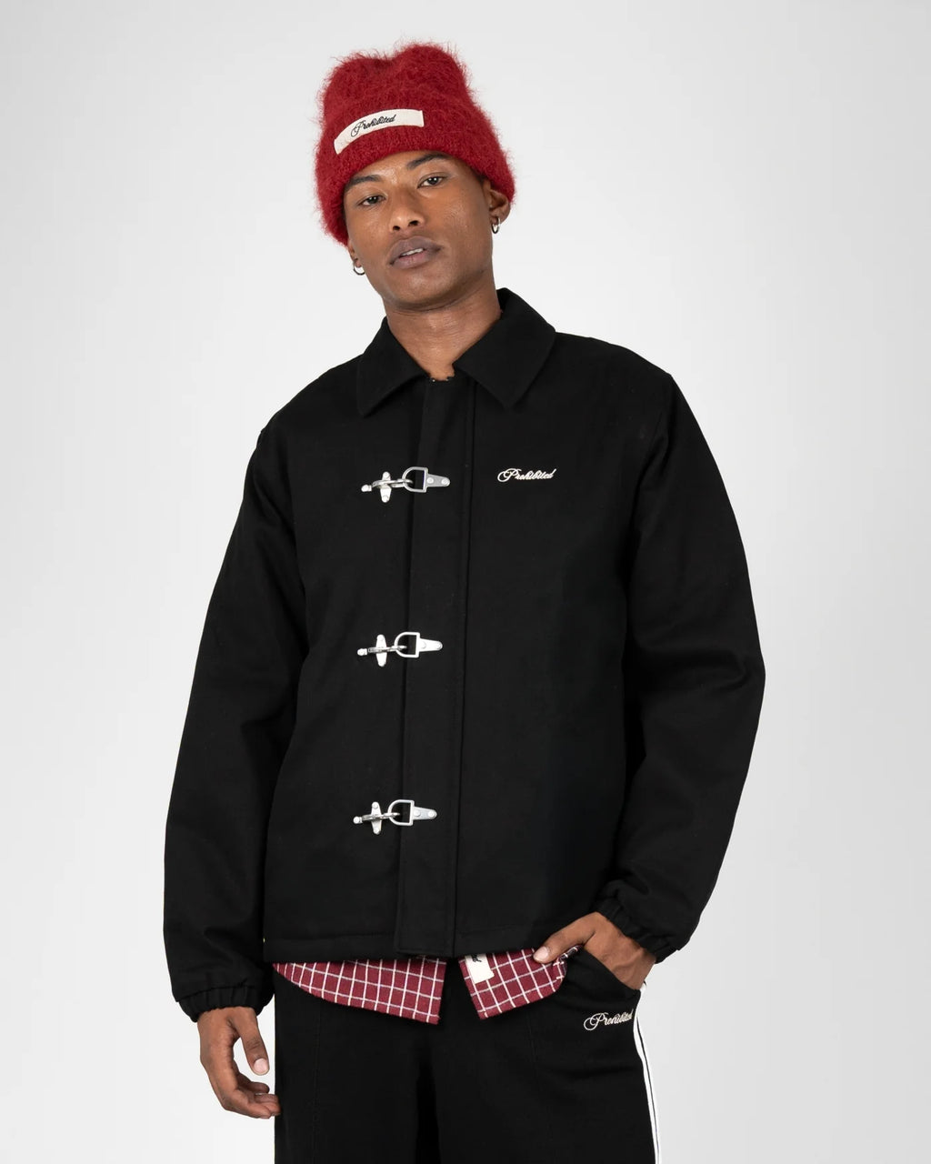 PROIHBITED Giacca Back In The Days UNISEX | Nera