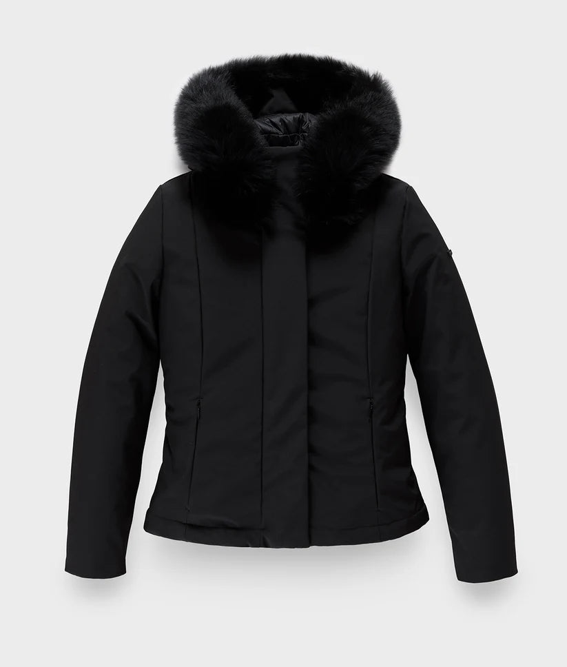 Refrigiwear SHORT LADY TECH JACKET FUR nero