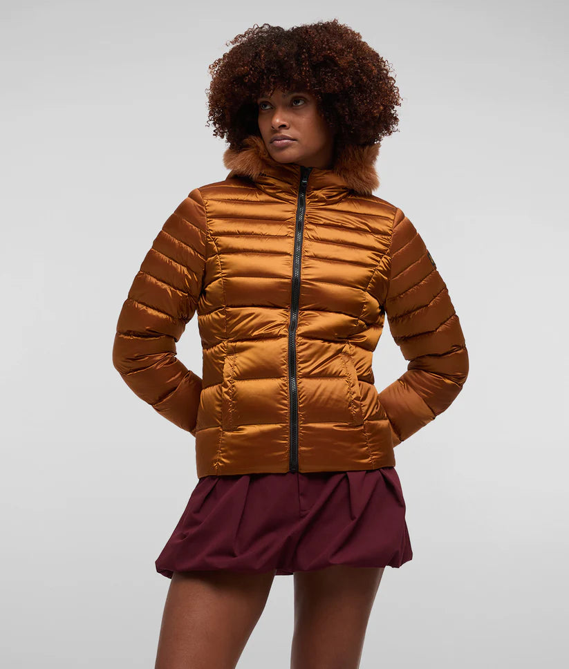 Refrigiwear - MEAD FUR JACKET bronzo