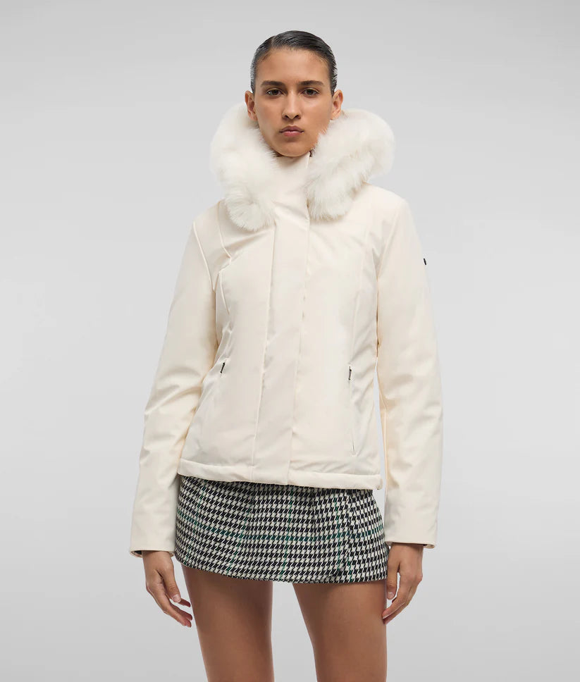 Refrigiwear SHORT LADY TECH JACKET FUR tofu