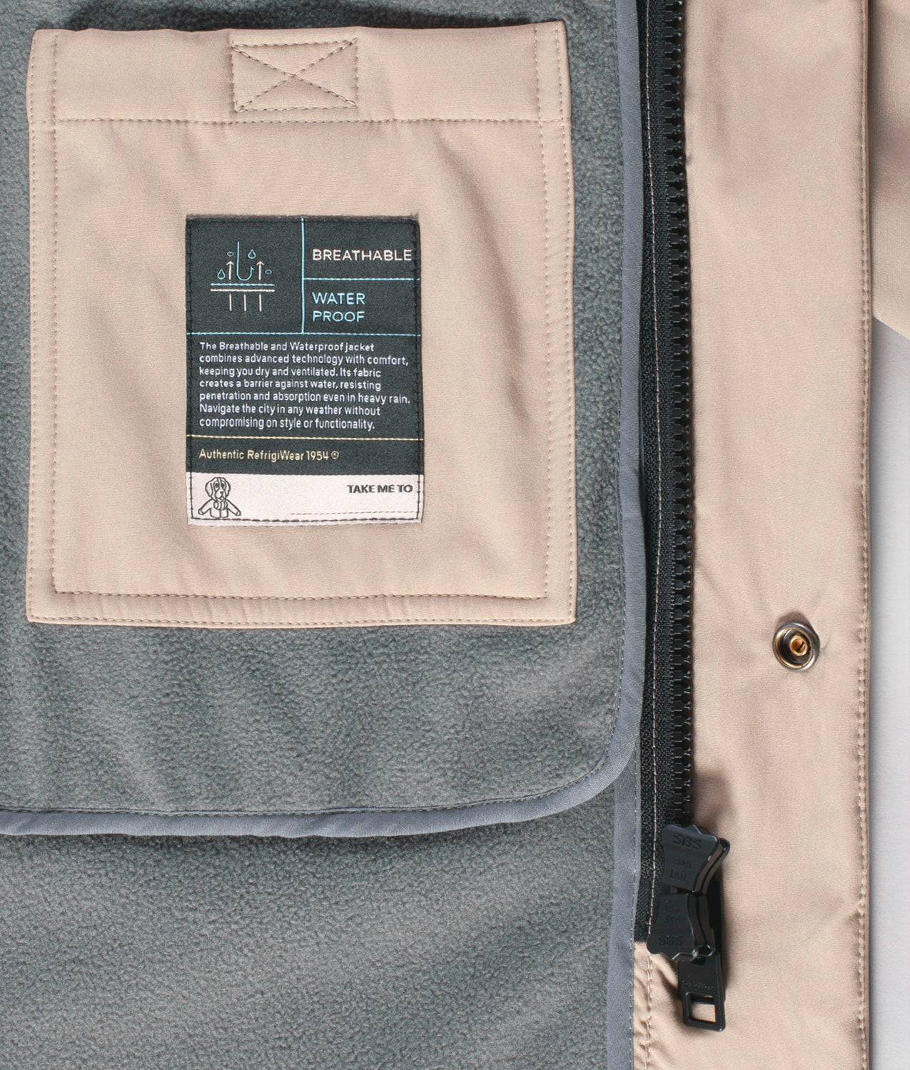 LONG SPEED JACKET · plaza taupe