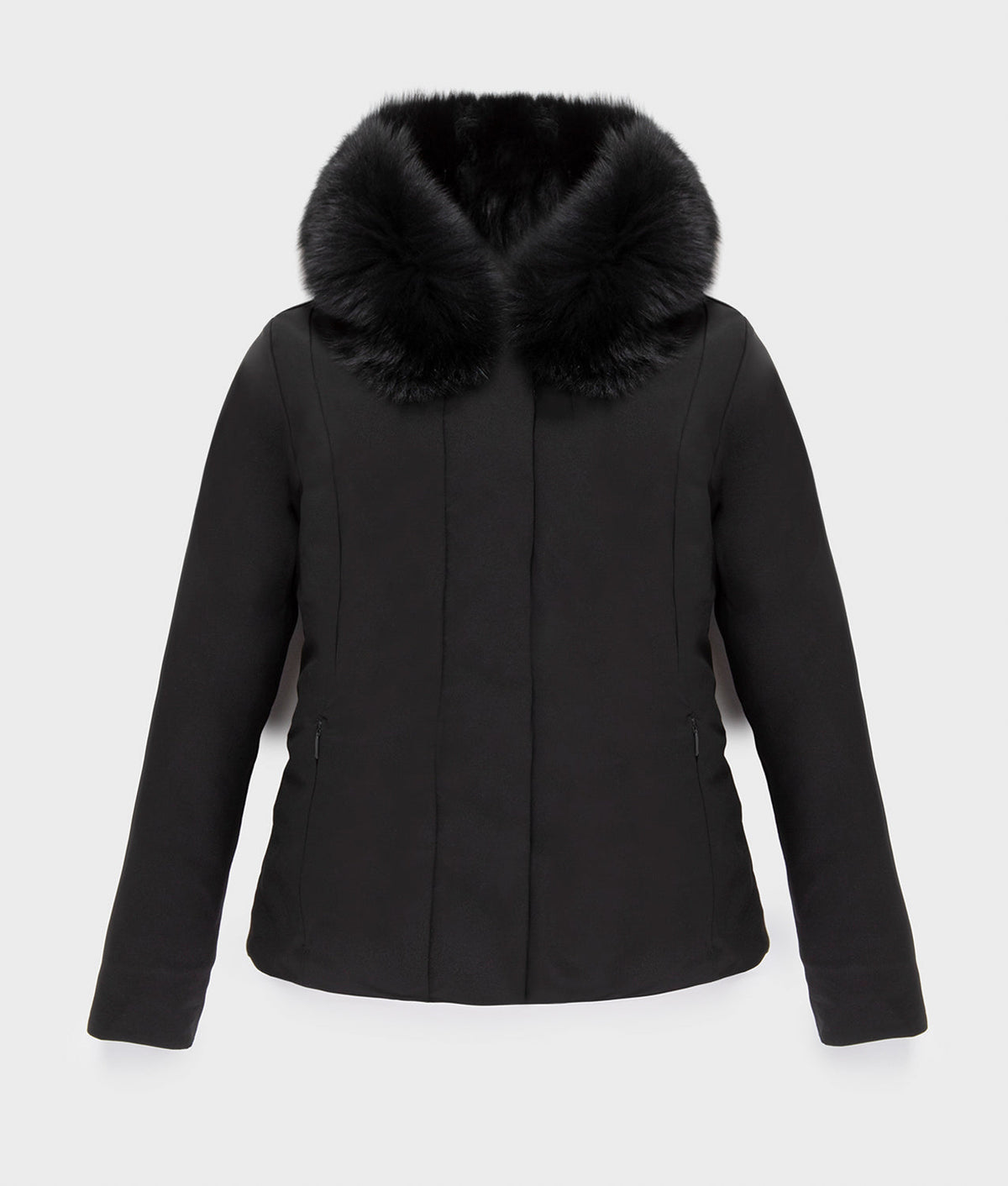 SHORT LADY TECH JACKET · NERO