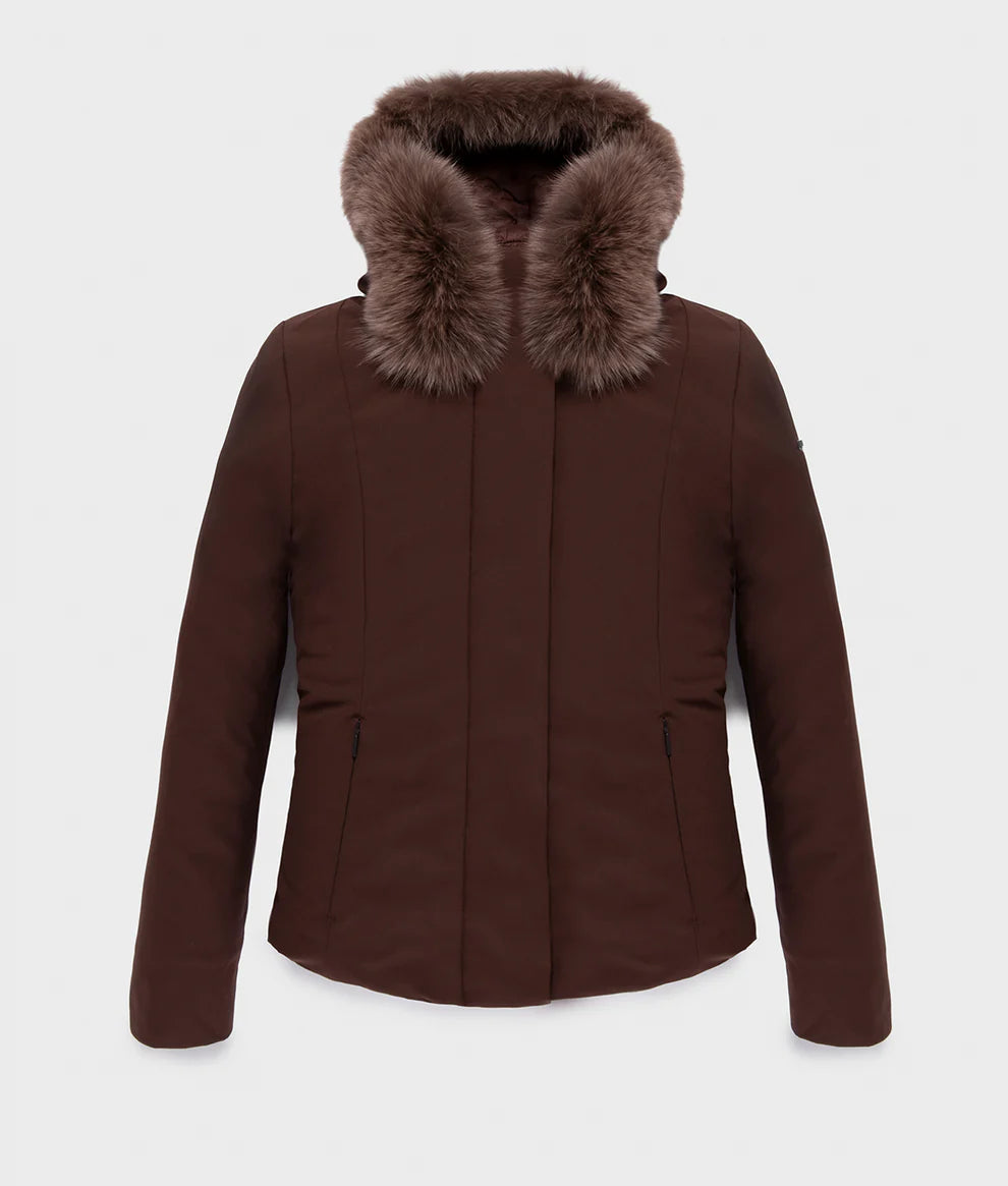 Refrigiwear - SHORT LADY TECH JACKET FUR coffee
