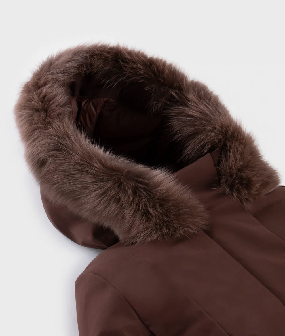 Refrigiwear - SHORT LADY TECH JACKET FUR coffee