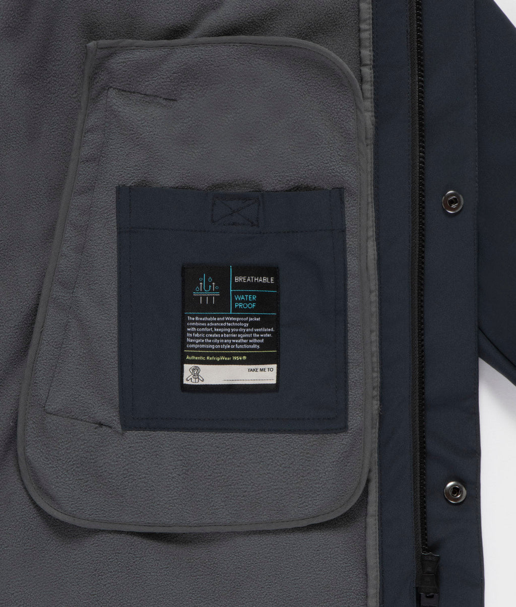 LONG SPEED JACKET · blue obsidian