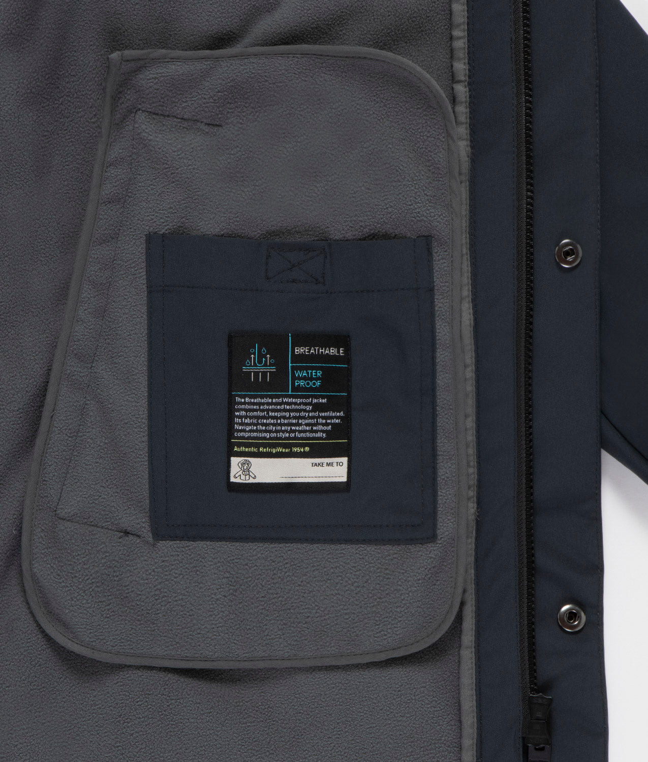 LONG SPEED JACKET · blue obsidian