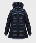 Refrigiwear - LONG MEAD FUR JACKET dark blue