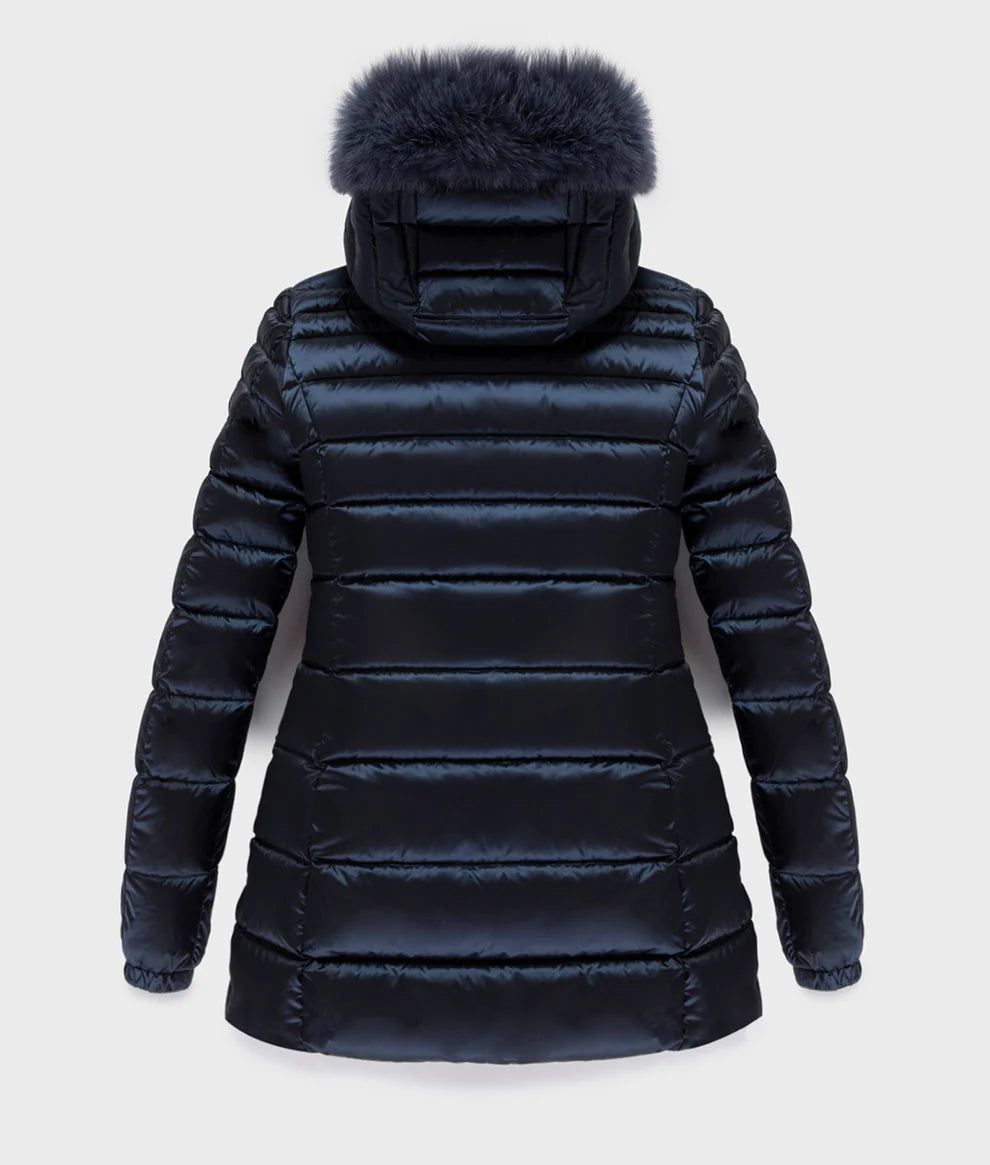 Refrigiwear - LONG MEAD FUR JACKET dark blue