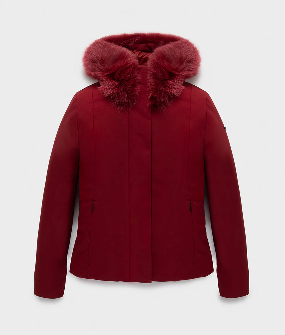 Refrigiwear SHORT LADY TECH FUR JACKET merlot