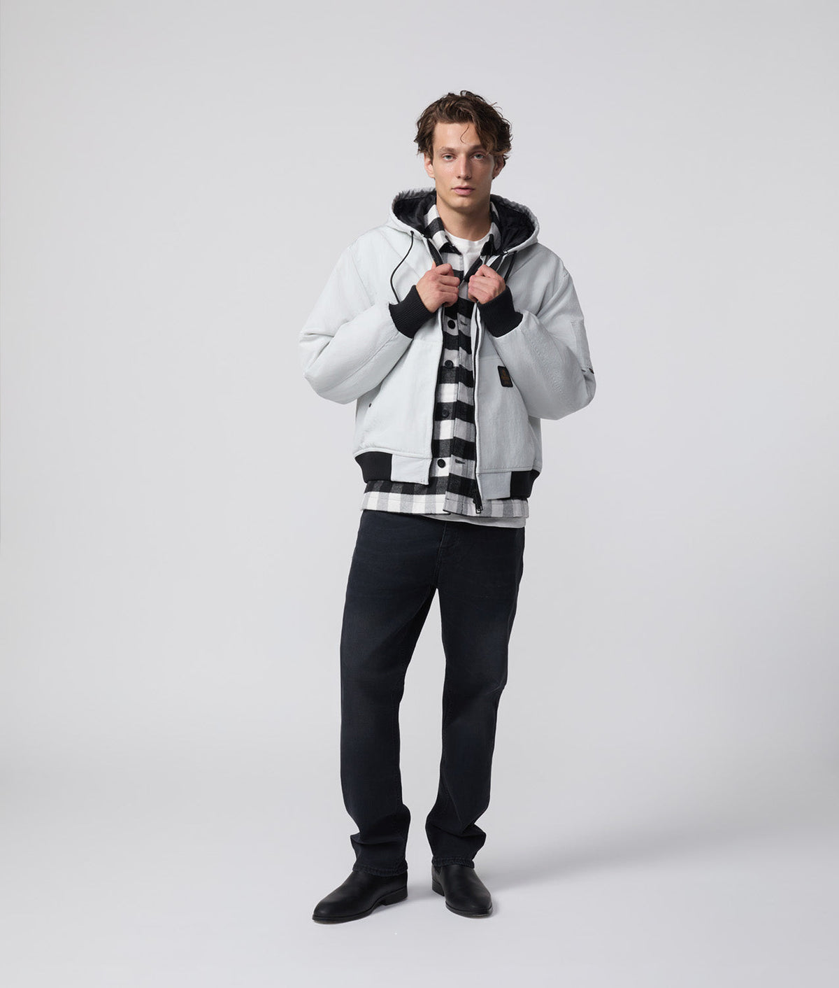 CORBY BOMBER LAB · GLACIER WHITE