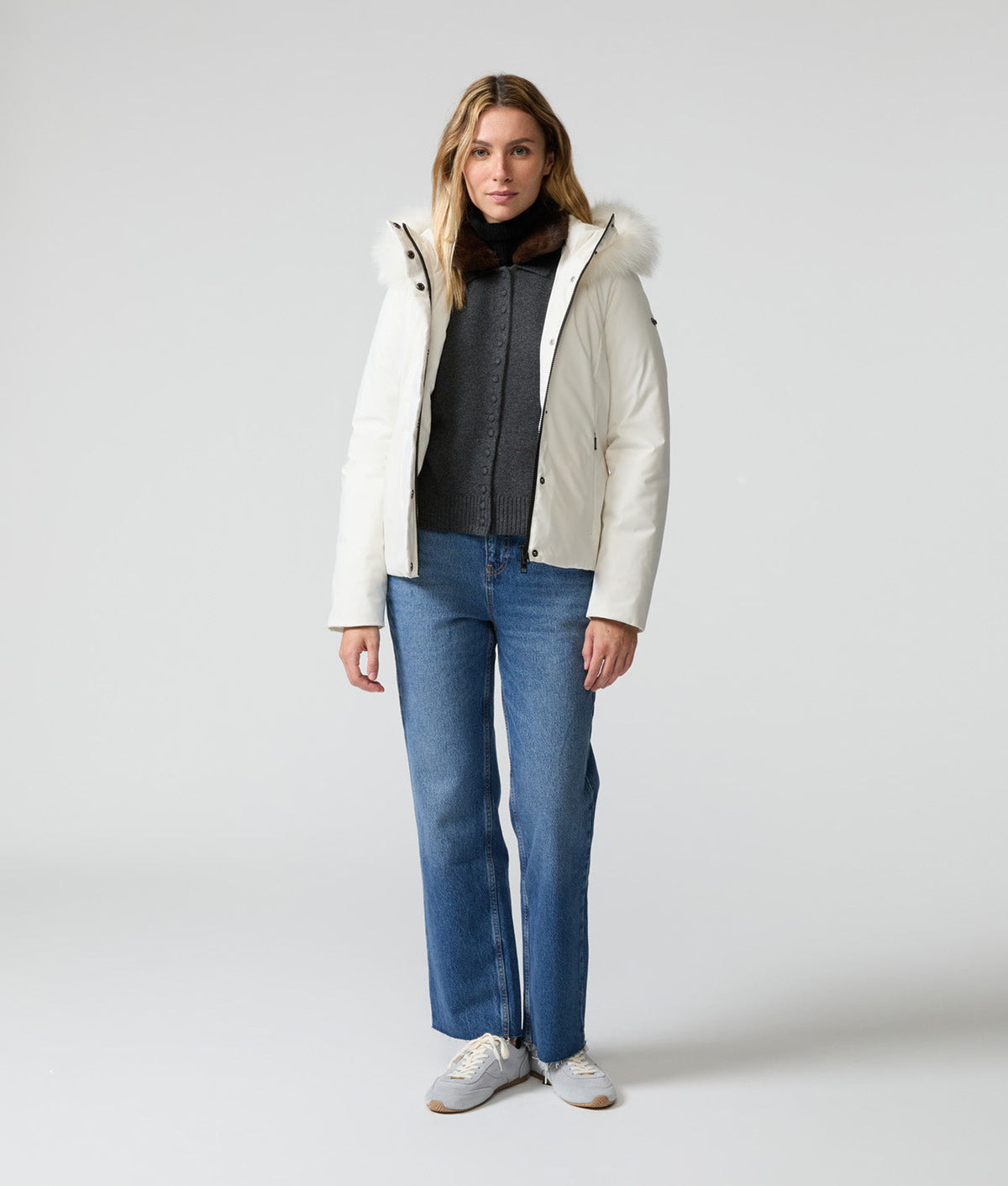 SHORT LADY TECH JACKET · TOFU