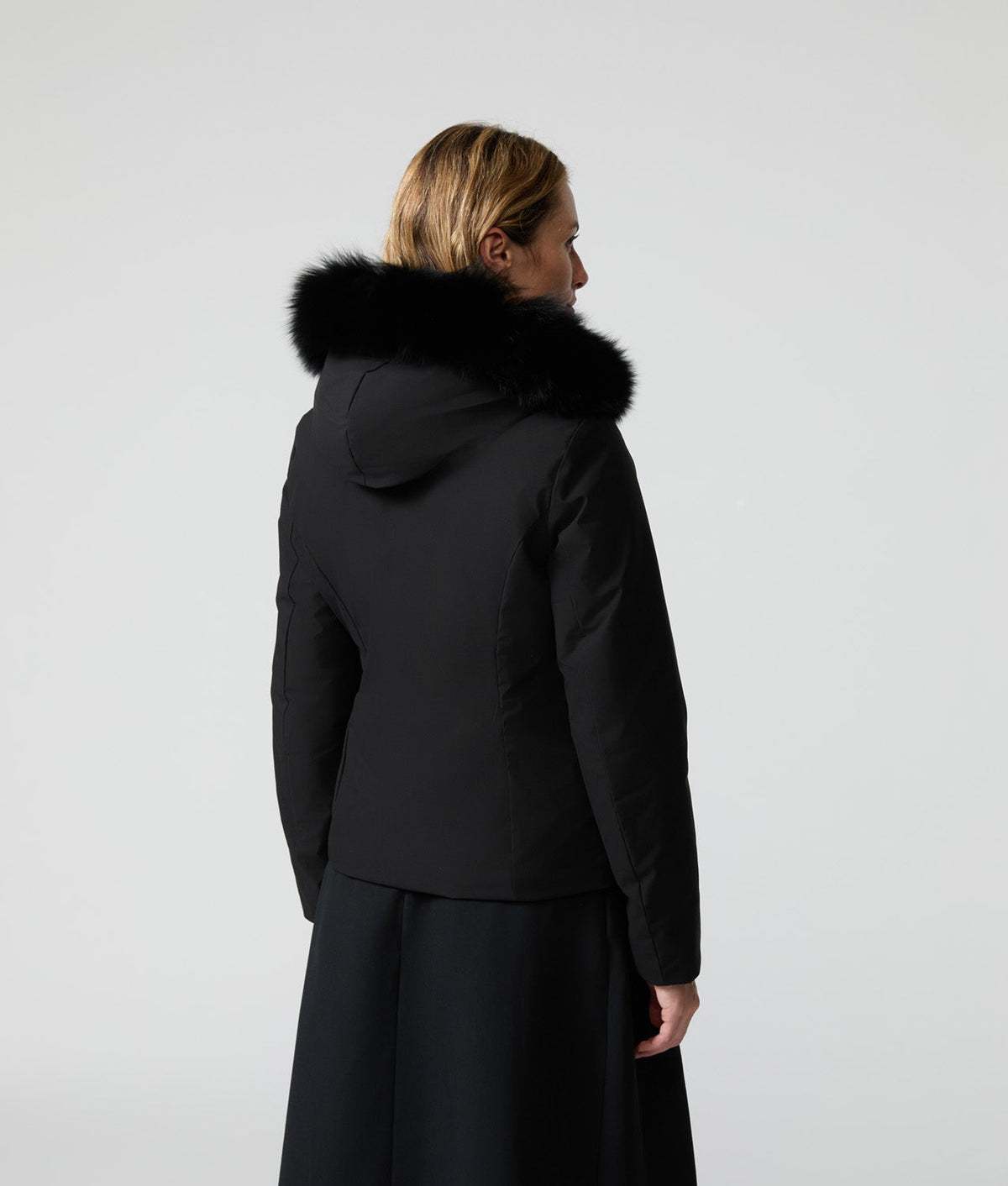 SHORT LADY TECH JACKET · NERO