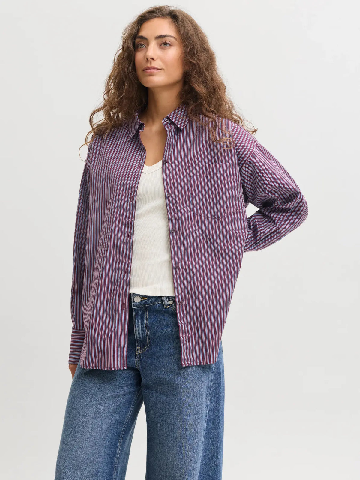 Camicia Donna JJXX JXJAMIE LS Relaxed Poplin