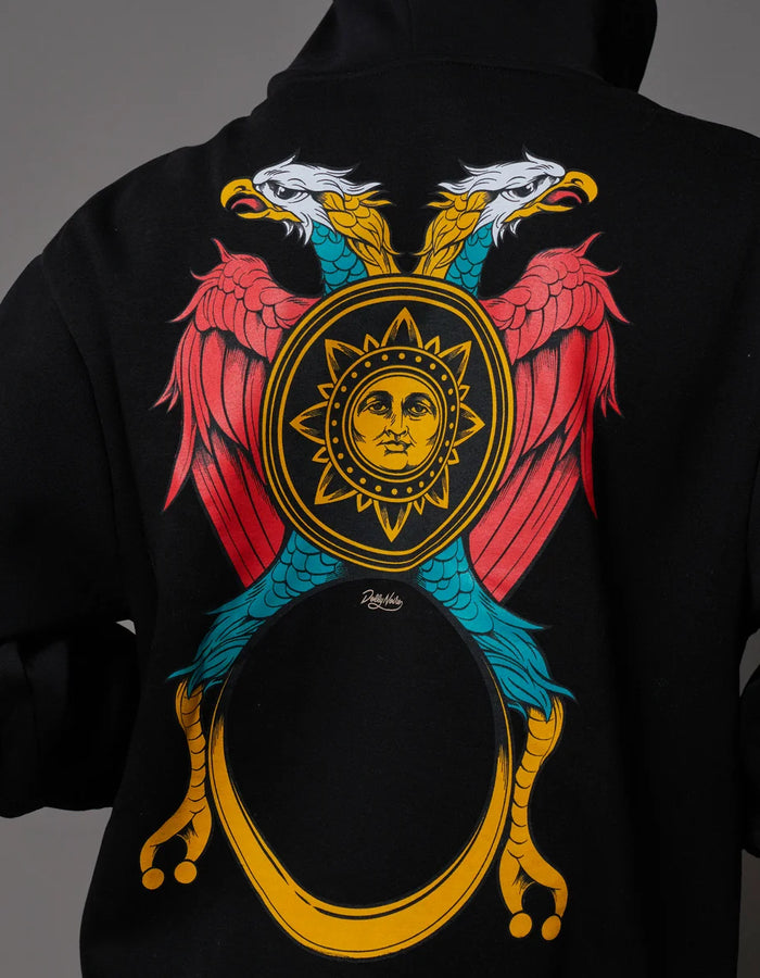 Dolly Noire Asso di Denari Hoodie Black