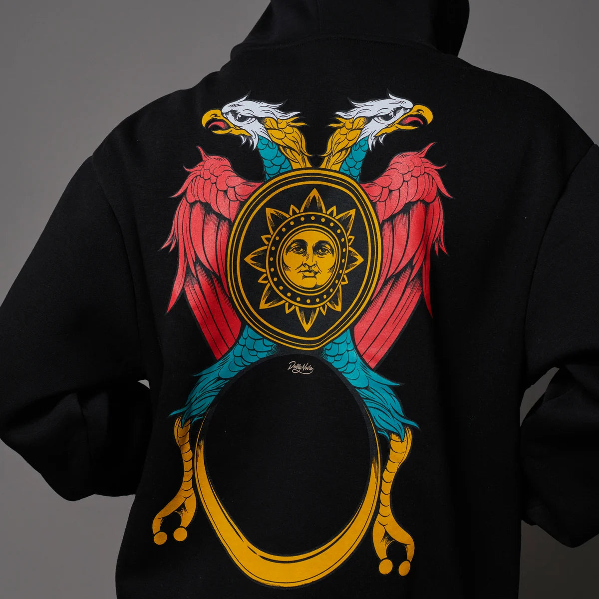 Dolly Noire Asso di Denari Hoodie Black