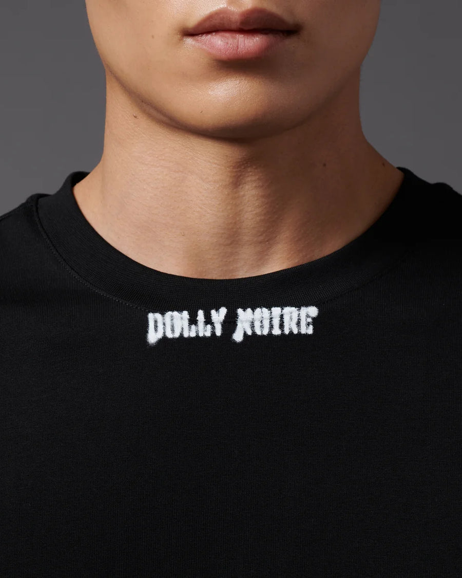 Dolly Noire -  Stencil Cropped Tee