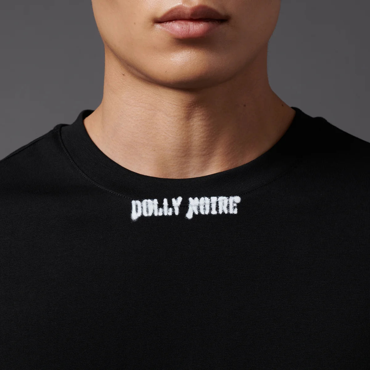 Dolly Noire -  Stencil Cropped Tee