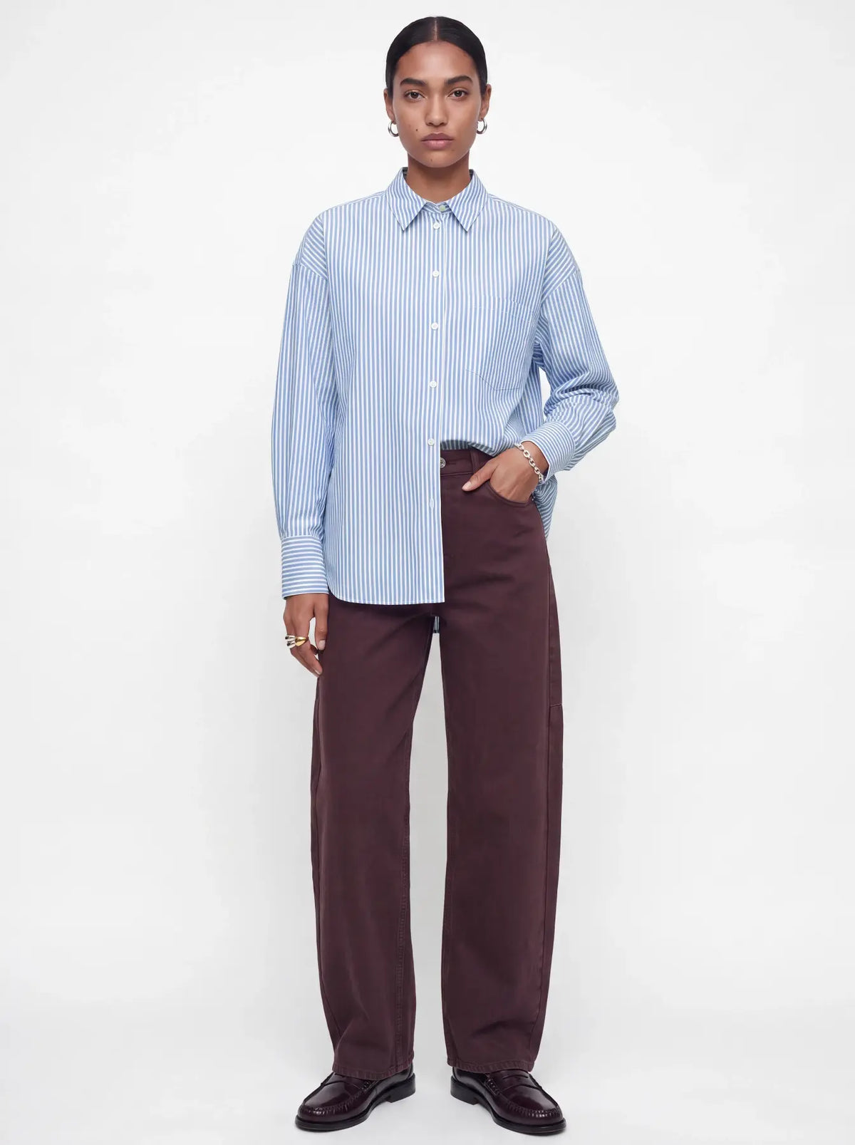 Camicia Donna JJXX JXJAMIE LS Relaxed Poplin
