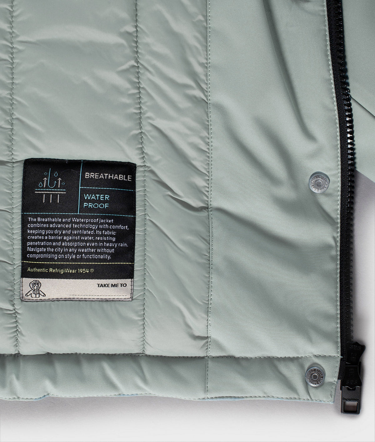 SHORT LADY TECH JACKET · GREEN LILY