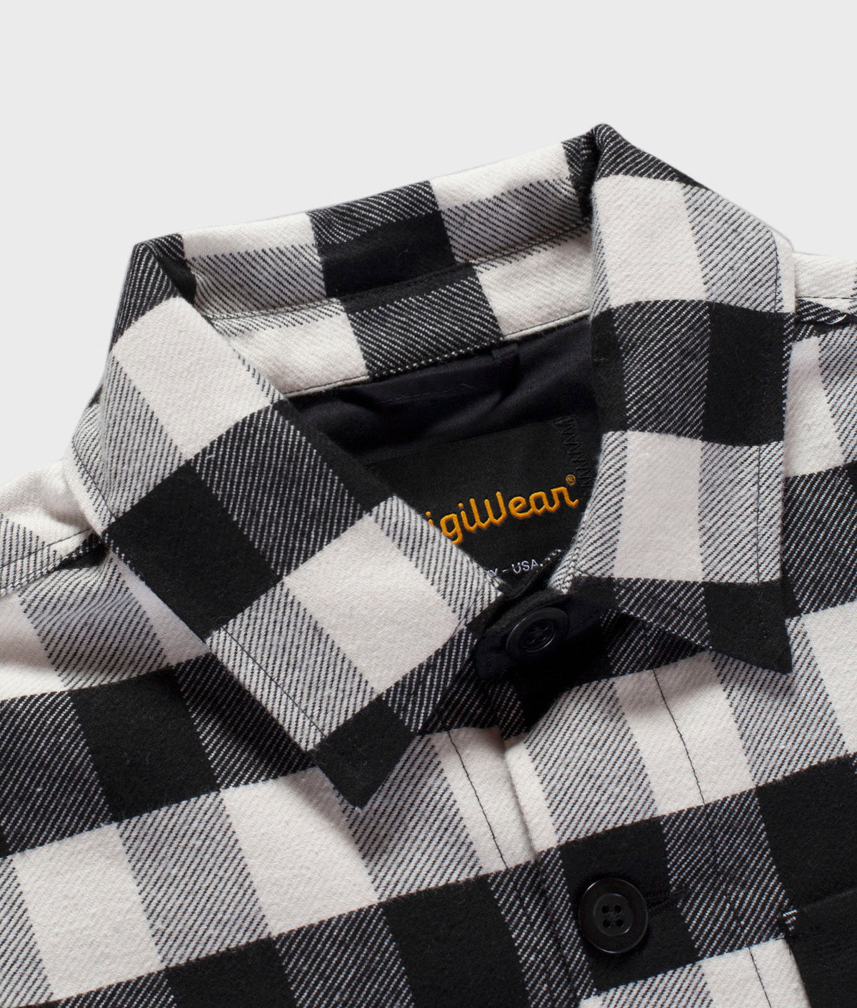 BACH SHIRT · CHECK FANTASY WHITE