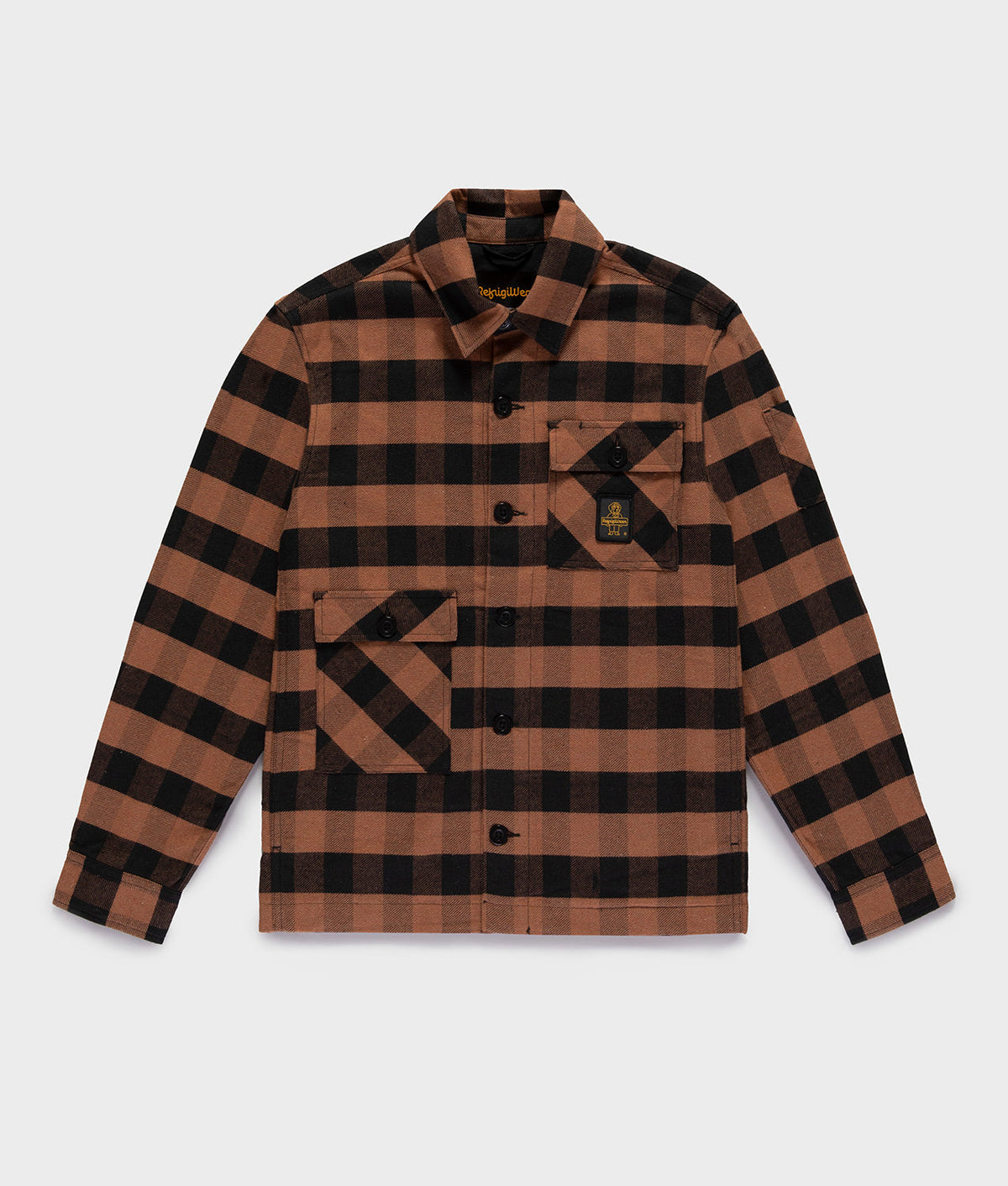 BACH SHIRT · CHECK FANTASY BROWN