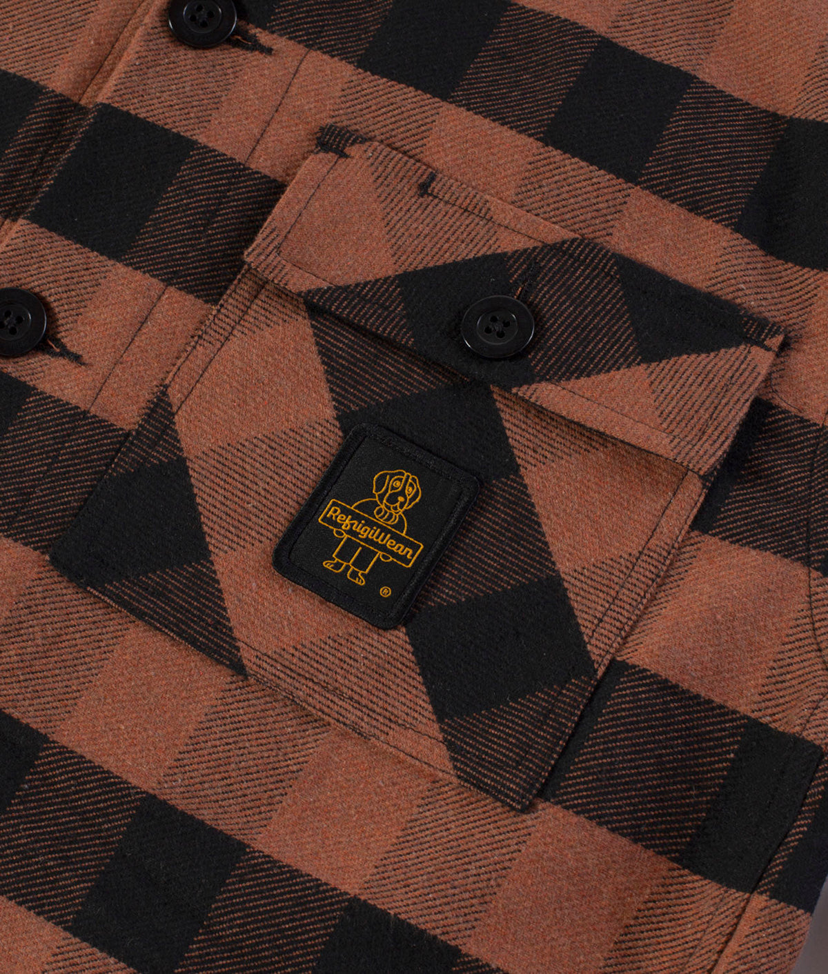 BACH SHIRT · CHECK FANTASY BROWN