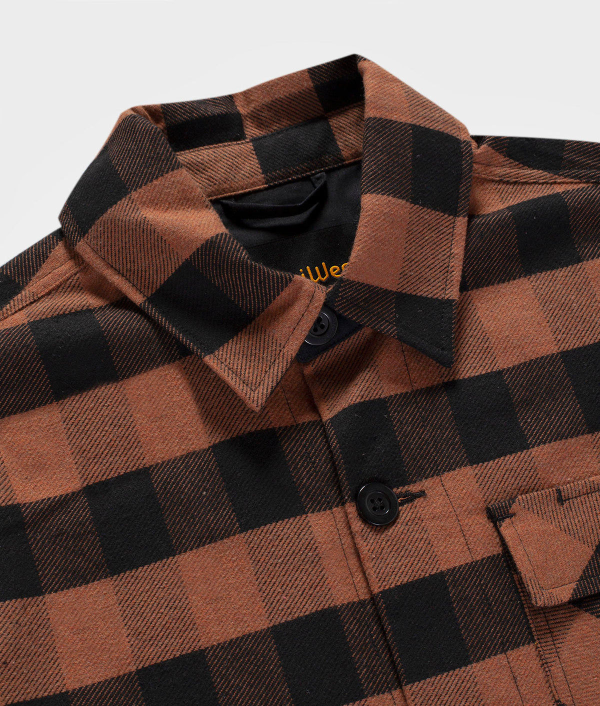 BACH SHIRT · CHECK FANTASY BROWN