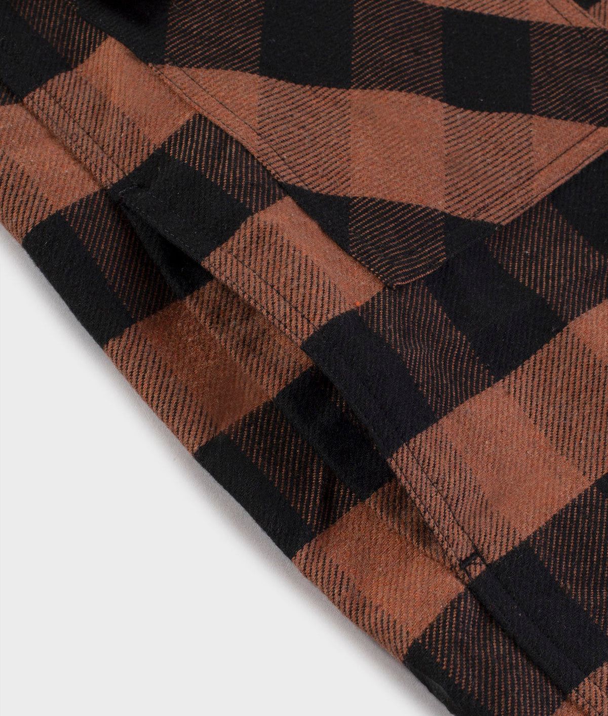 BACH SHIRT · CHECK FANTASY BROWN