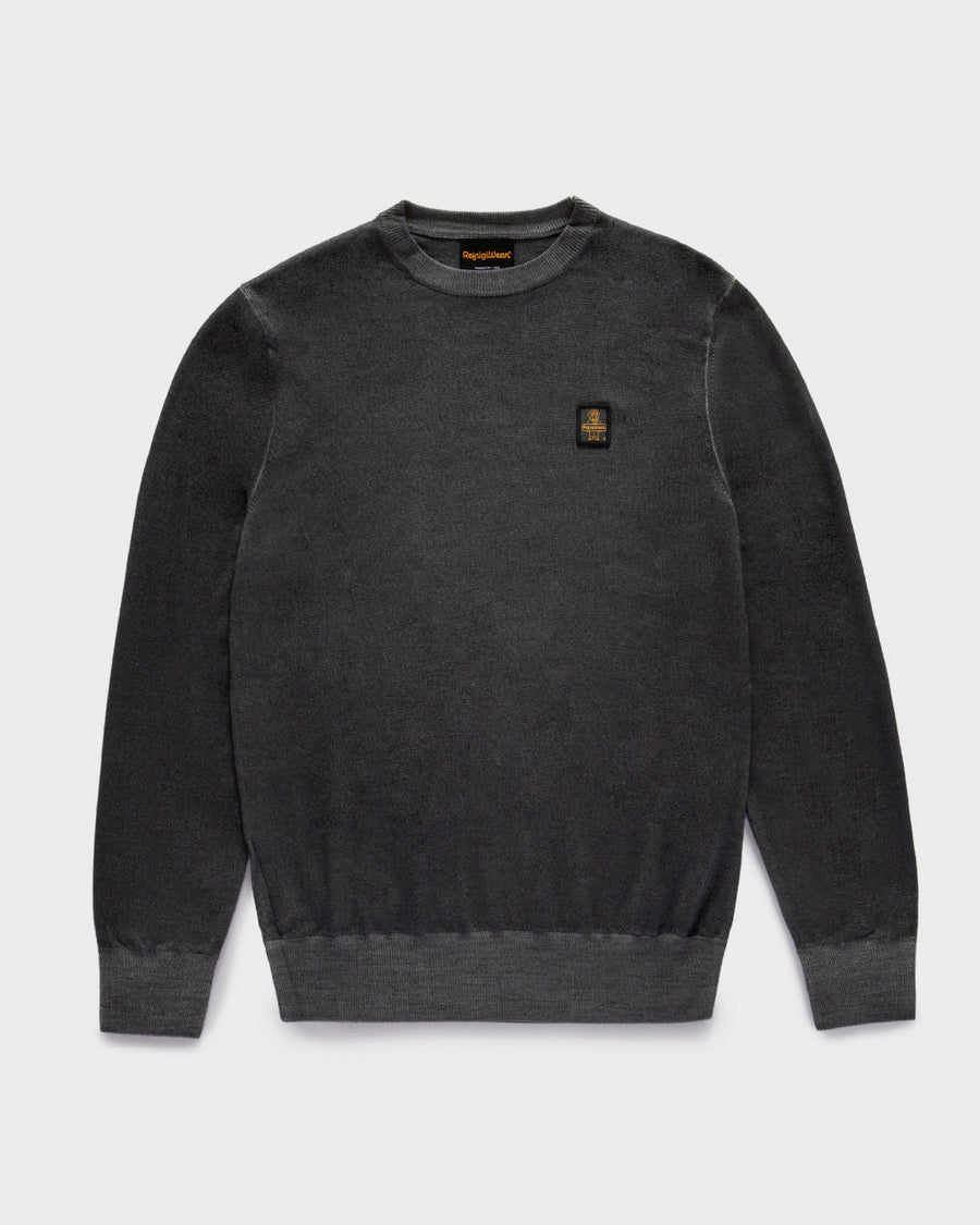 Refrigiwear Bennet Wash Pullover - Maglieria Uomo · GRIGIO MELANGE SCURO