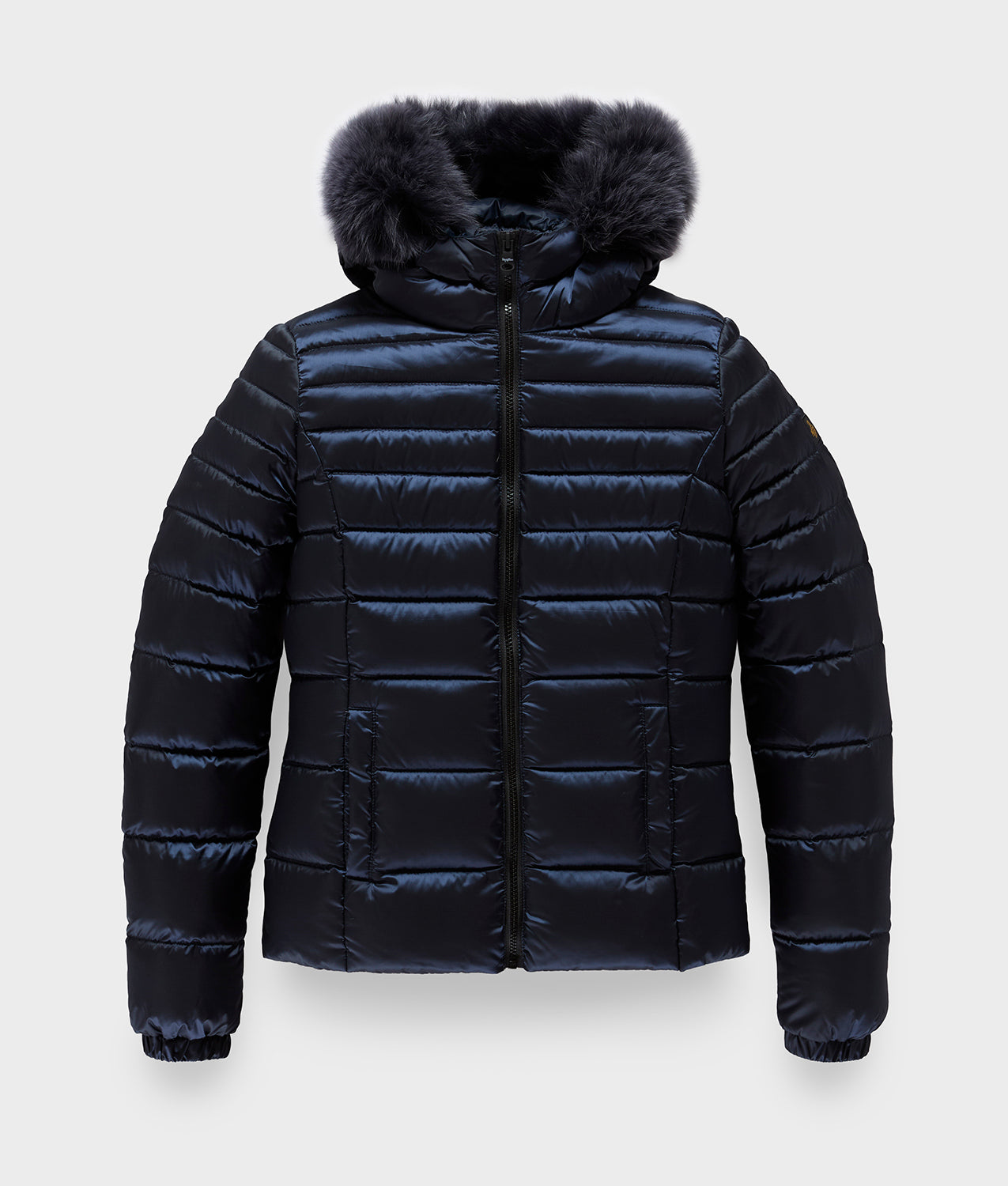 MEAD FUR JACKET · DARK BLUE