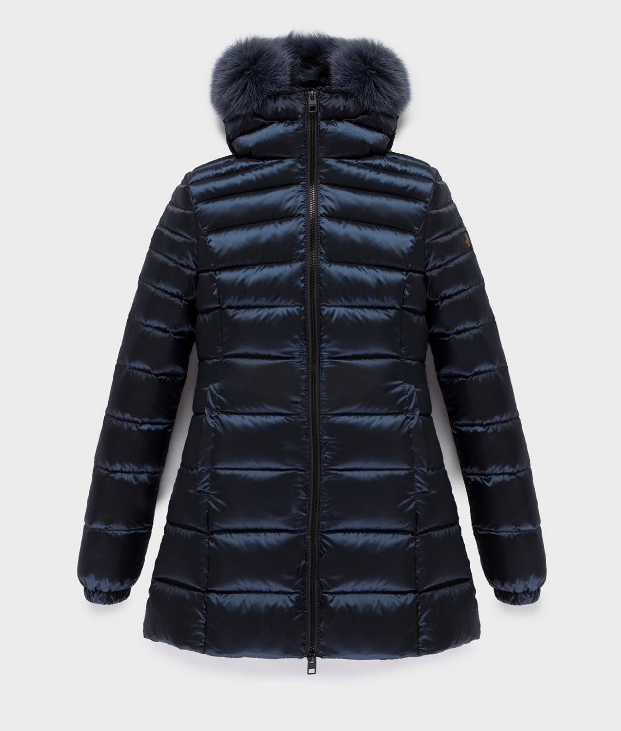 LONG MEAD FUR JACKET · DARK BLUE