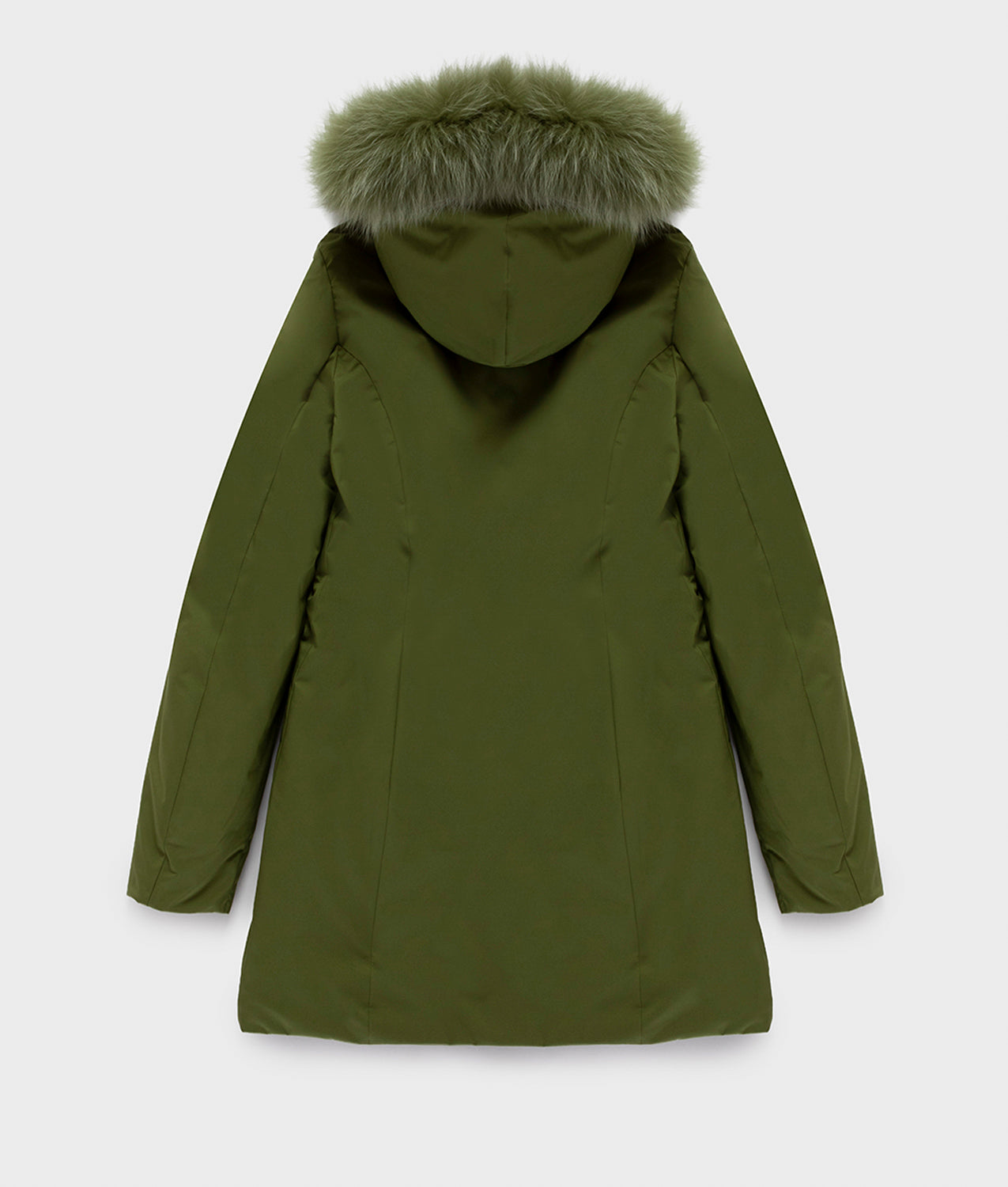 LADY TECH/1 FUR JACKET · pesto cypress