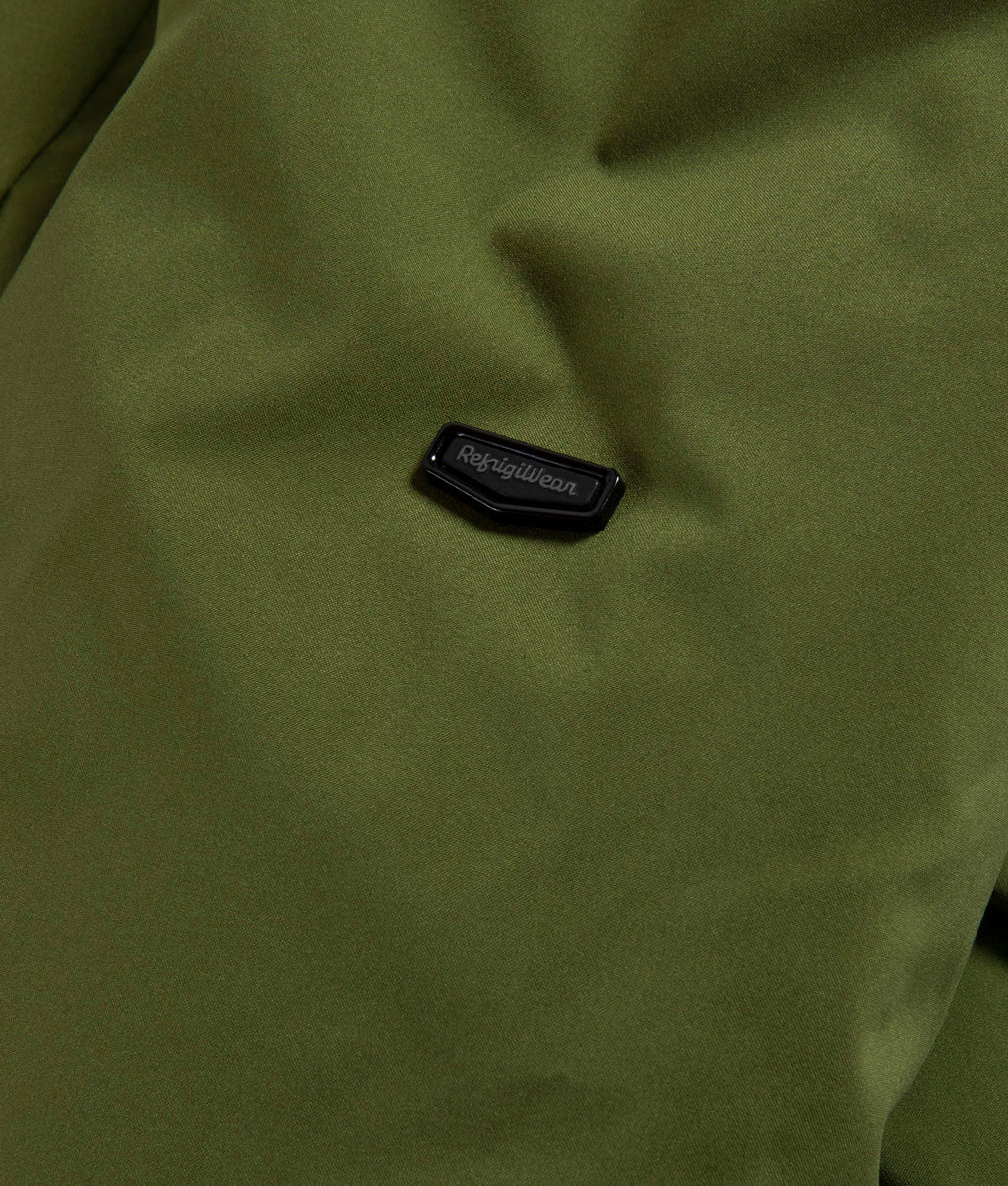 LADY TECH/1 FUR JACKET · pesto cypress