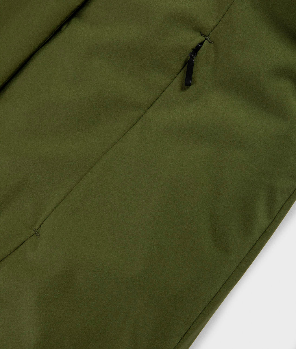 LADY TECH/1 FUR JACKET · pesto cypress