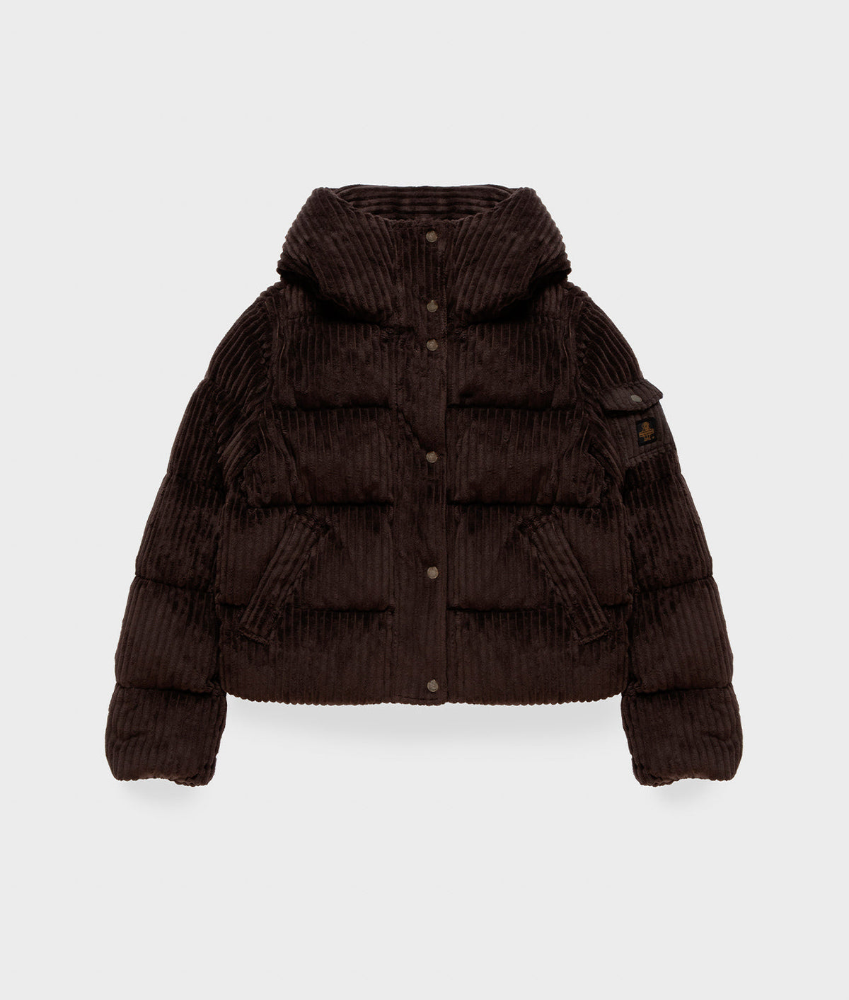 Refrigiwear Velvet Braffy Jacket - Giubbotti Donna · BLACK COFFEE