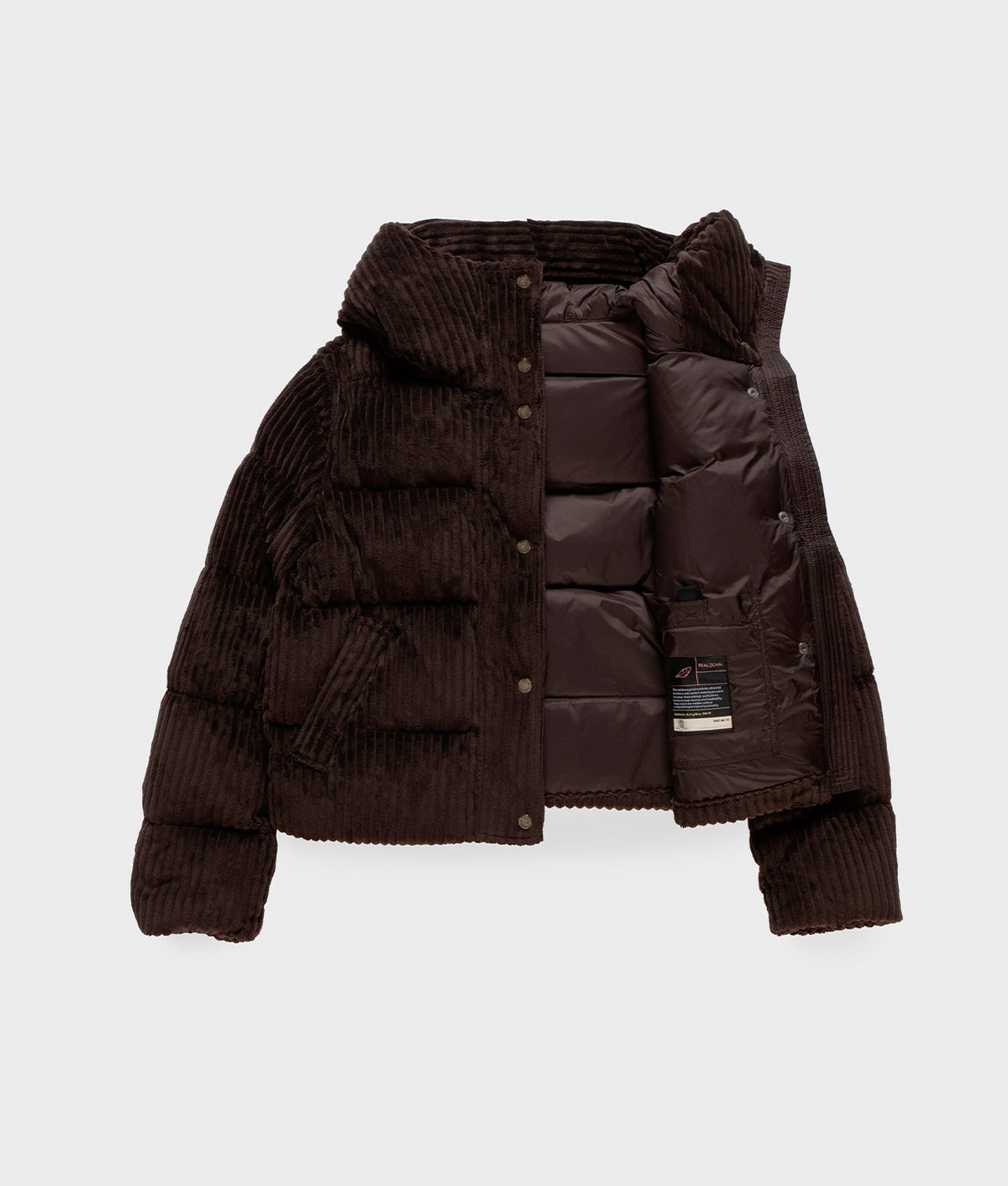 Refrigiwear Velvet Braffy Jacket - Giubbotti Donna · BLACK COFFEE