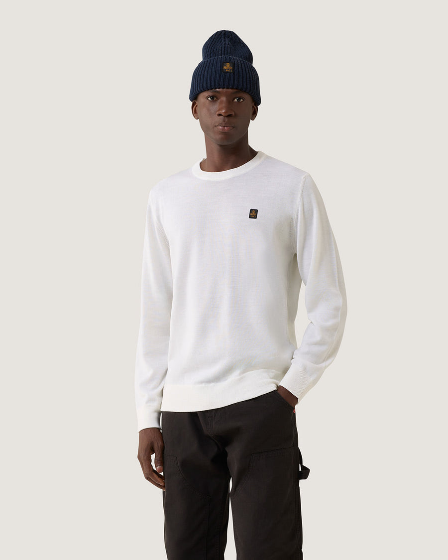 Refrigiwear Bennet Pullover - Maglieria Uomo · BIANCO OTTICO